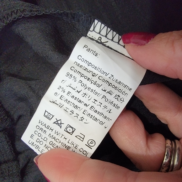 Shein Curve Black Shorts Drawstring Waist Size 2X - Picture 14 of 16